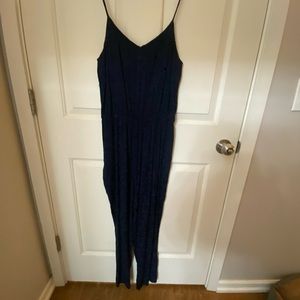 Dark blue topshop jumpsuit
